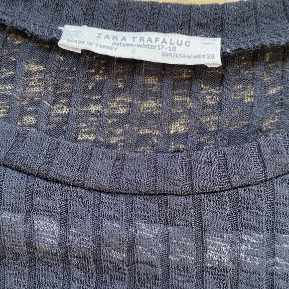 Zara Ribbed See-through Top - Picture 5 of 6